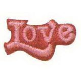 Custom Holiday Embroidered Applique - Love