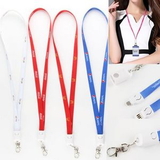 Custom 2-IN-1 Lanyard USB Charge Cable, 35 1/2
