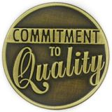 Blank Corporate - Commitment To Quality Pin, 7/8