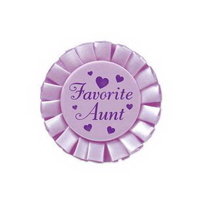 Custom Favorite Aunt Satin Button, 3 1/2" Diameter