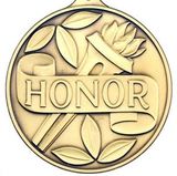 Custom 500 Series Stock Medal (Honor) Gold, Silver, Bronze