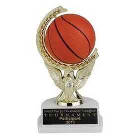 Custom Basketball Spinner Trophy (7")