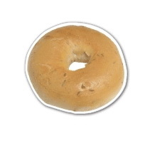 Custom 3.1-5 Sq. In. (B) Magnet - Glazed Donut, 30mm Thick