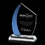 Custom Hausner Award - Starfire/Blue 6 1/4", Price/piece
