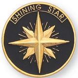 Blank Shining Star Award Winner Pin (1