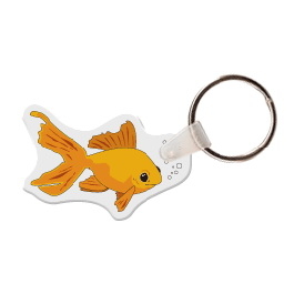 Custom Goldfish Animal Key Tag