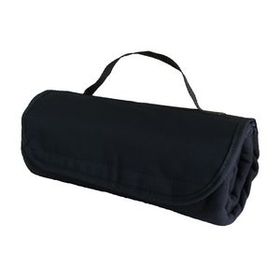 Blank Roll-Up Blanket - Black - Overseas, 48" L X 53" W