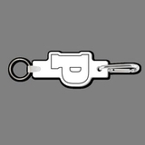 Custom Letter P Key Clip