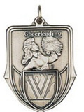 Custom 100 Series Stock Medal (Cheerleading) Gold, Silver, Bronze