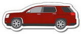 Custom Tuffmag Outdoor Safe Crossover SUV Shape Magnet, 4.3125