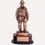 Custom 14" Antique Bronze Firefighter Trophy w/Engraving Plate, Price/piece
