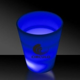 Custom 2 Oz. Blue LED Neon Look Shot Glass