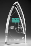 Custom 336-CSMZ08AC  - Modern Arch Award 8 in h Clear Acrylic