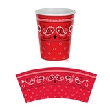 Custom Bandana Beverage Cups