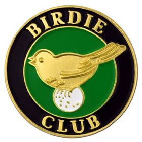 Blank Golf - Birdie Club Pin, 3/4" W