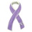Blank Lavender Ribbon with Stone Pin, 1 1/4" H x 3/4" W, Price/piece
