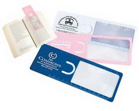 Custom Readers Mark Bookmark Magnifier, 7 3/8" W X 2 1/2" H