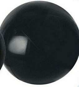 Custom 24" Inflatable Solid Black Beach Ball