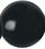 Custom 24" Inflatable Solid Black Beach Ball, Price/piece
