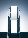 Custom 114-C212  - Empire Octagon Award-Optic Crystal