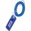 Custom Translucent Flat Whistle W/ Wrist Coil Key Chain, Price/piece
