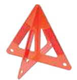 Blank Warning Triangle Reflectors (2 Pieces), 9" H x 10 1/2" W