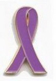 Blank Alzheimer's/ Pancreatic Cancer Awareness Ribbon