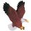 Blank Resin Eagle Plaque Mount (3"X2 1/2"), Price/piece