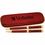 Custom Rosewood Rollerball / Ballpoint Pen Set With Wood Box, Price/piece