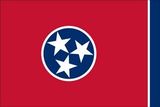 Custom Endura Poly Mounted Tennessee State Flag (12