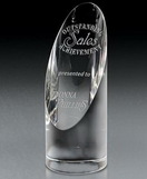 Custom Dome Prism Crystal Award (2 3/4