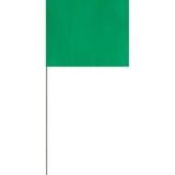 Custom Green Plastic Flag Marker on 36
