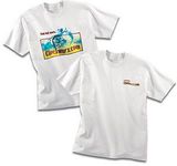 Custom 100 percent Cotton Hi-Def T-Shirt (White)