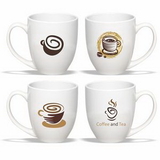 Coffee mug, 15 oz. Bistro Ceramic Mug, Advertising Ceramic Mug, Personalised Mug, Custom Mug, 4.25
