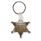 Custom Sheriff's Badge Key Tag
