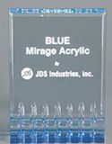 Custom Blue Mirage Acrylic Award (4 1/2