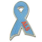 Blank Als Awareness Ribbon Lapel Pin, 7/8