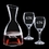 Custom 48 Oz. Rathburn Carafe with 2 Wine Glasses, Price/piece