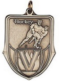 Custom 100 Series Stock Medal (Hockey Player) Gold, Silver, Bronze