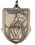 Custom 100 Series Stock Medal (Hockey Player) Gold, Silver, Bronze, Price/piece