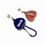 Custom 29" Heart Shaped Retractable Badge Reel with Carabiner, Price/piece