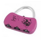 Custom Coded Metal Lock, 1 1/2" W x 1 1/2" H x 1/4" D