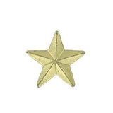 Gold 3 Dimensional Star Pin (3/8