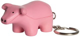 Custom Pig Squeezies Stress Reliever Keyring