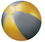 Blank Inflatable Gold & Silver Beach Ball (16")
