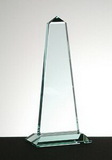 Custom 121-OB08Z  - Tower Obelisk Award with Base-Jade Glass