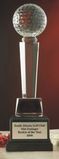 Custom Crystal Golf Tower Award (3