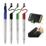 Custom Pen with Stylus Pen and Phone Stand, 6 11/16