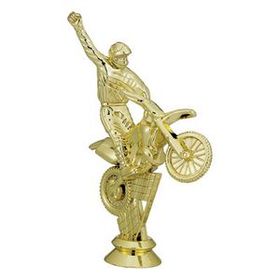 Blank Trophy Figure (Motorcycle), 6" H