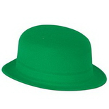 Custom Green Velour Derby Hat